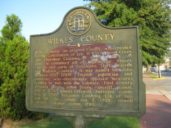 Wilkes County Georgia