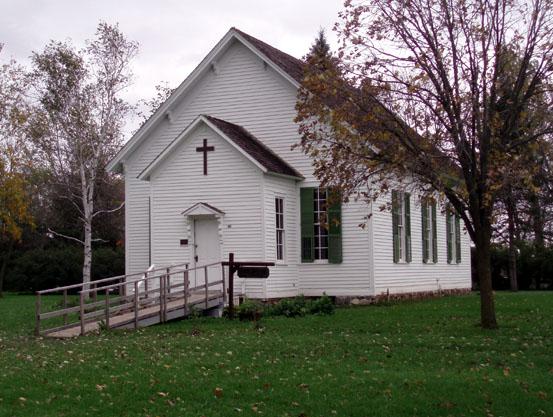 Church - Dakota City Heritage Village | historical building