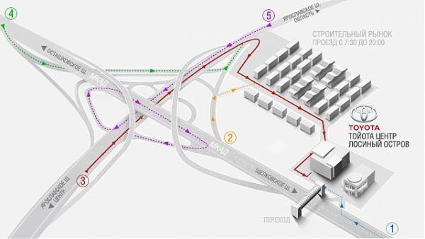 Лосиный остров схема проезда