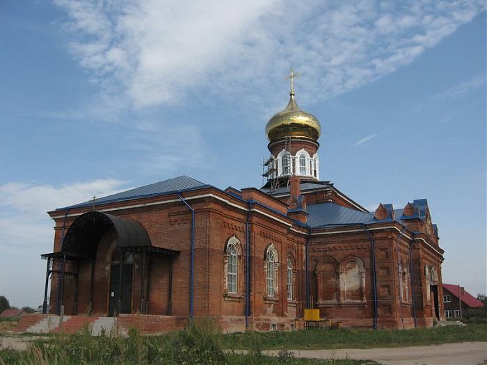 Ново сели. Церковь Новоселки Рыбновский район. Храм введения в Новоселках Рязанской области. Храм введения во храм Пресвятой Богородицы Новоселки.