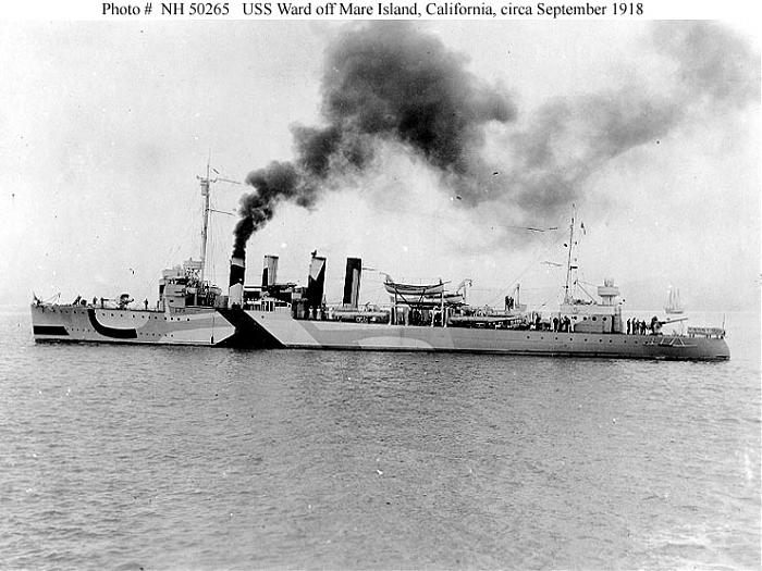 Wreck of USS Ward (DD-139/APD-16)