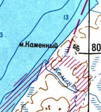 Карта мыс каменный