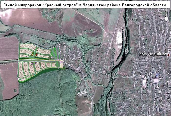 Красненский район белгородская область карта