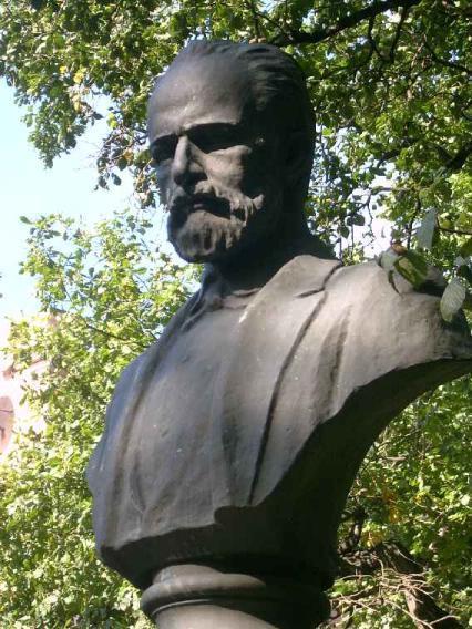 The statue of Pyotr Ilyich Tchaikovsky - Saint Petersburg