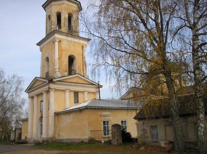 Смоленская Церковь Выдропужск. Тверская область, Выдропужск. Церковь Смоленской иконы Божией матери. Церковь в Выдропужске.