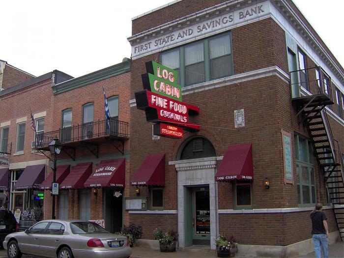 Log Cabin Restaurant Galena Illinois