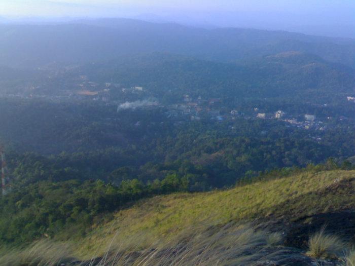 hill top view of nedumkandam