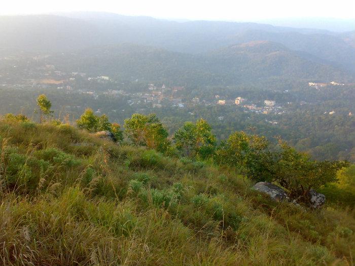 hill top view of nedumkandam