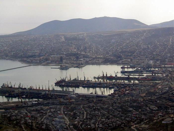 Novorossiysk Central Dock of Commercial port - Novorossiysk