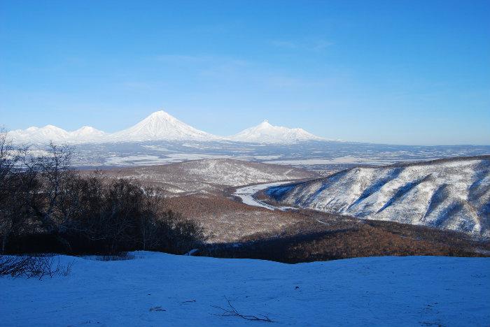 Камчатка горнолыжный курорт гора морозная