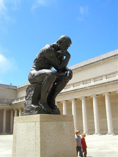 Thinker statue - San Francisco, California