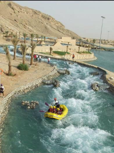 Al Ain Wadi Adventure - Water Rafting and Surfing Pool - Al Ain