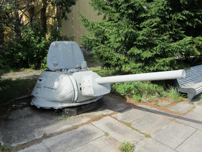 T-34 tank turret of armored boats