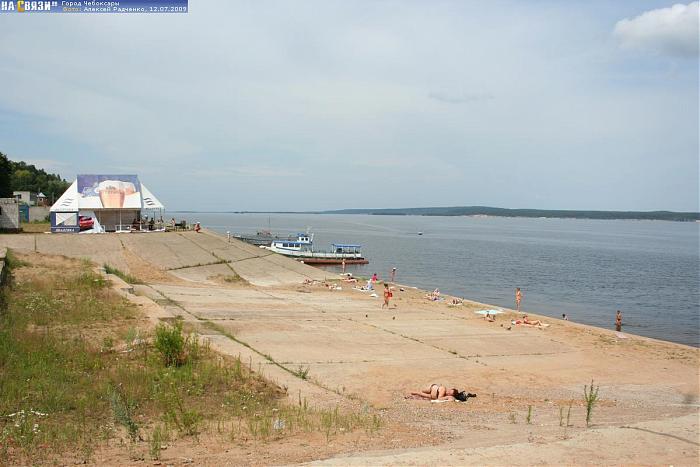 Пляж за волгой чебоксары