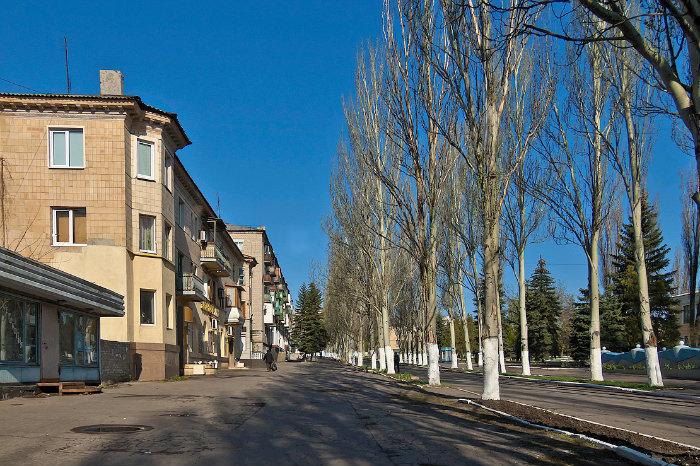 Город торез улицы