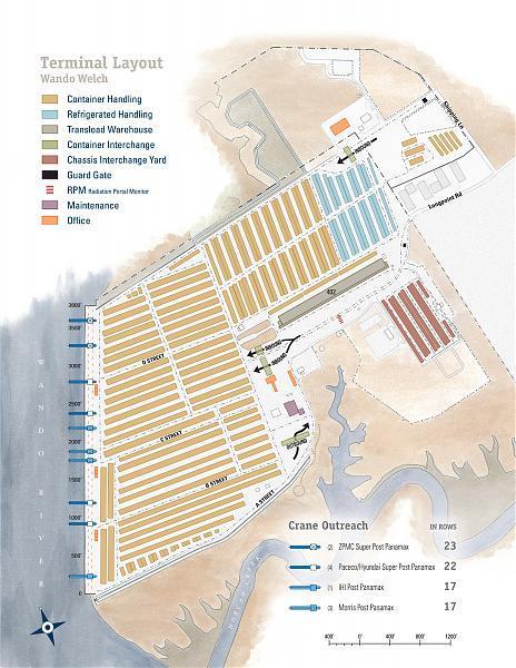 Charleston Port Map Europequst