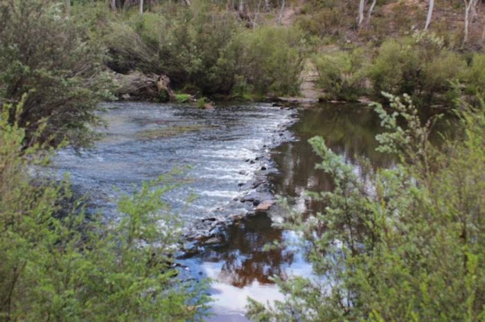 River Crossing on the track to the Big Hole