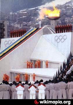 XIV Olympic Winter Games Flame - Sarajevo