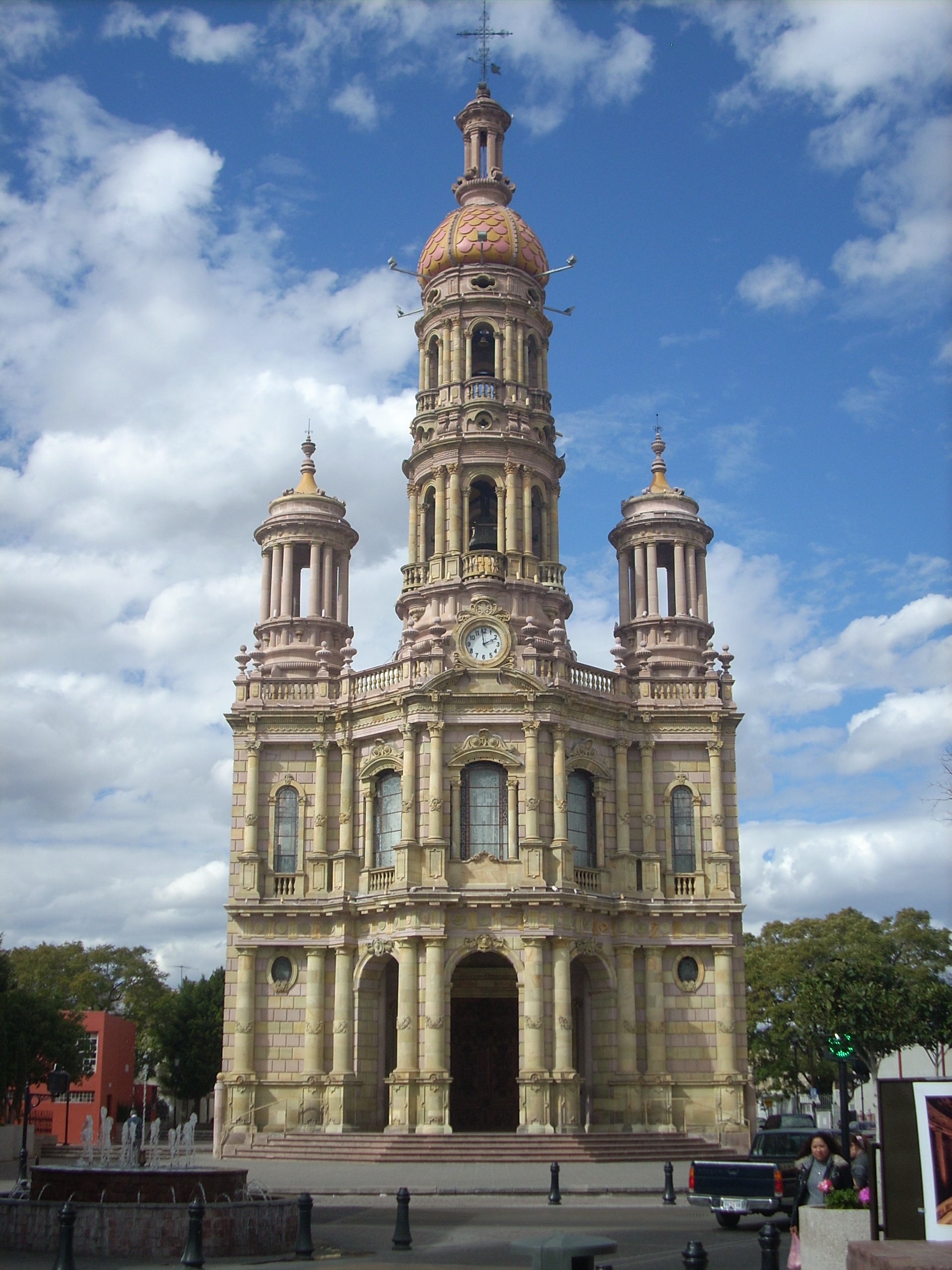 fachada del Templo de San Antonio, Aguascalientes
