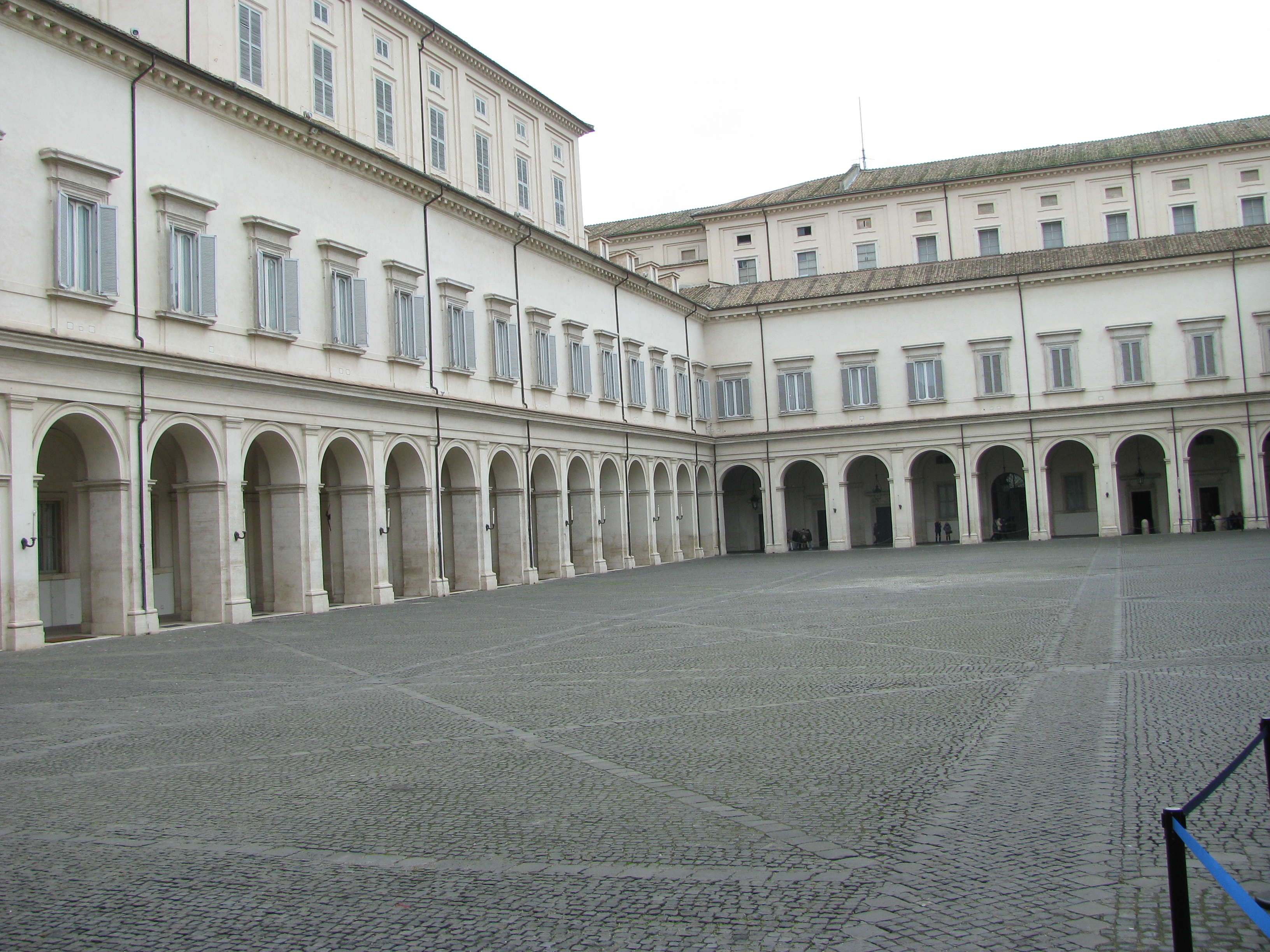 Cour d'honneur - Rome | Cour, lieu touristique, intéressant