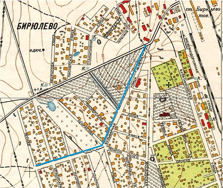 Карта бирюлево западное