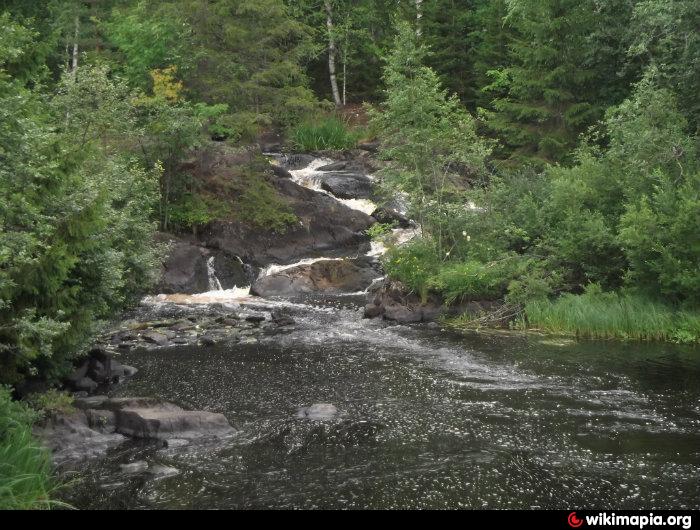 Водопад Мюллюкюля Карелия