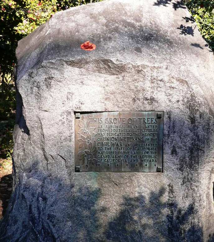 Civil War Memorial Grove - Sacramento, California | American Civil War ...