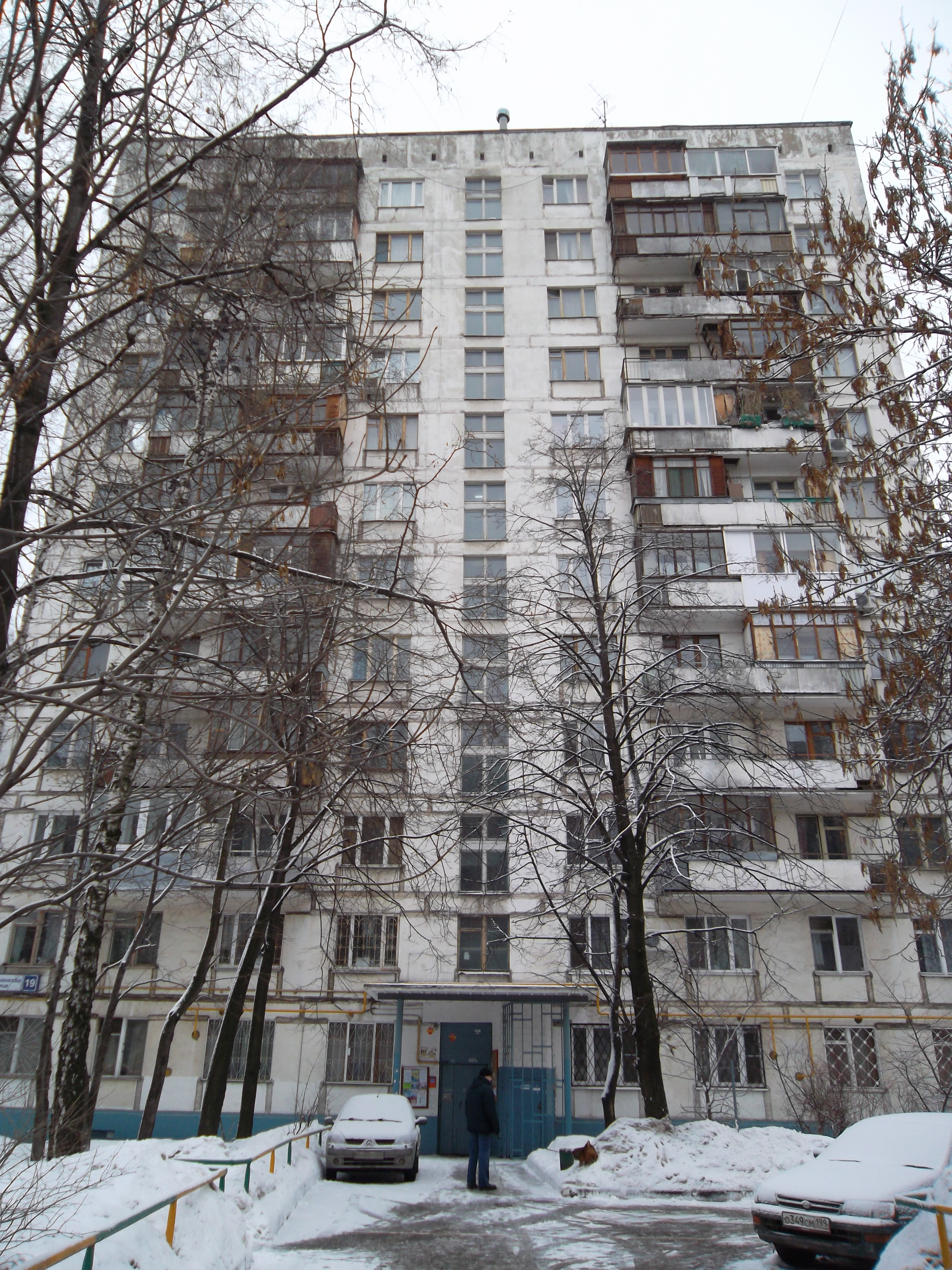 12 Этажный панельный дом одноподъездный