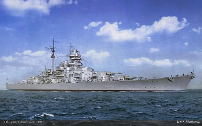 German Battleship Bismarck Wreck