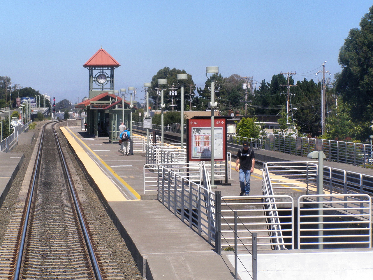 Caltrain Station, Belmont - Belmont, California