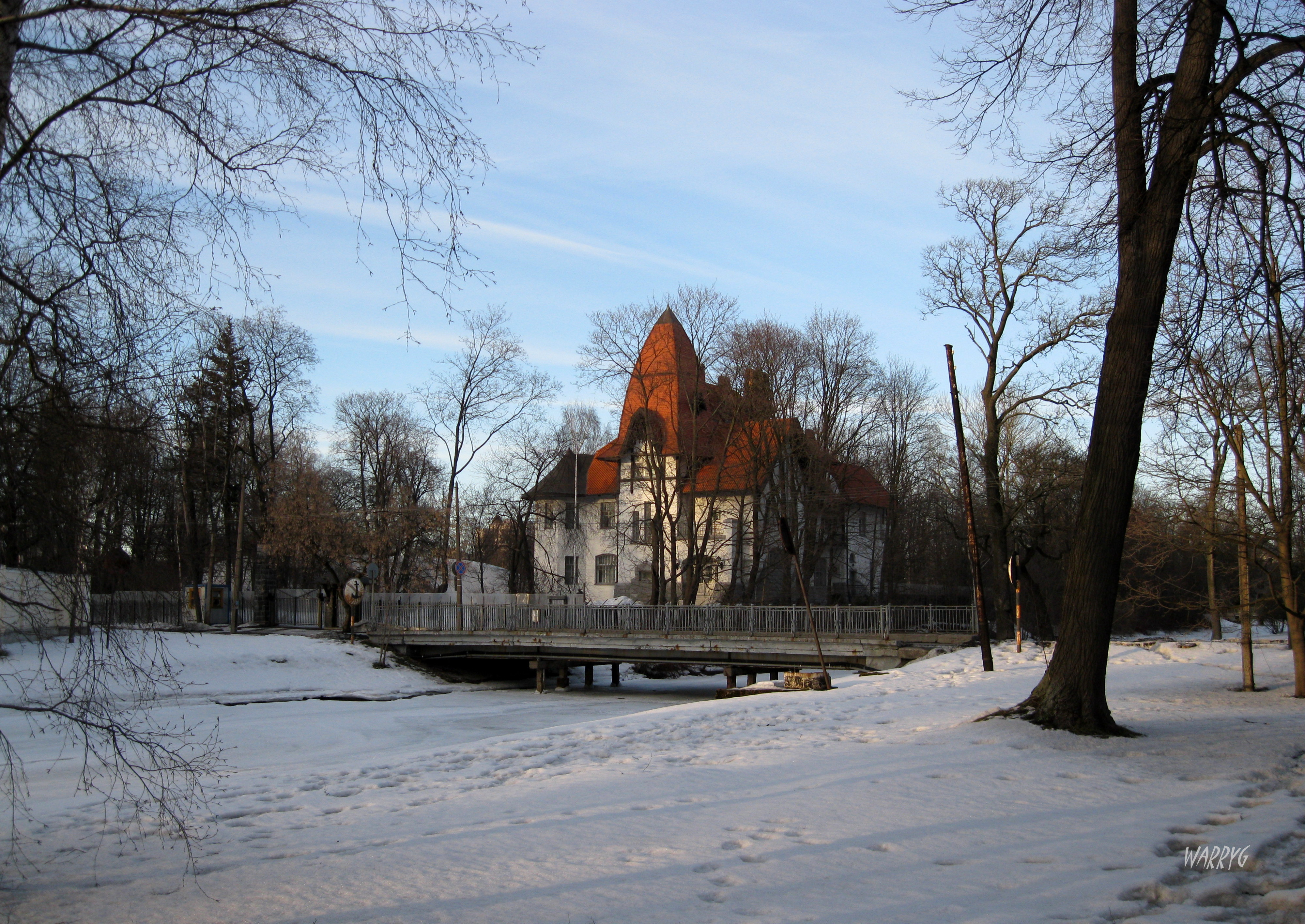 Особняк Фолленвейдера в Санкт-Петербурге зима