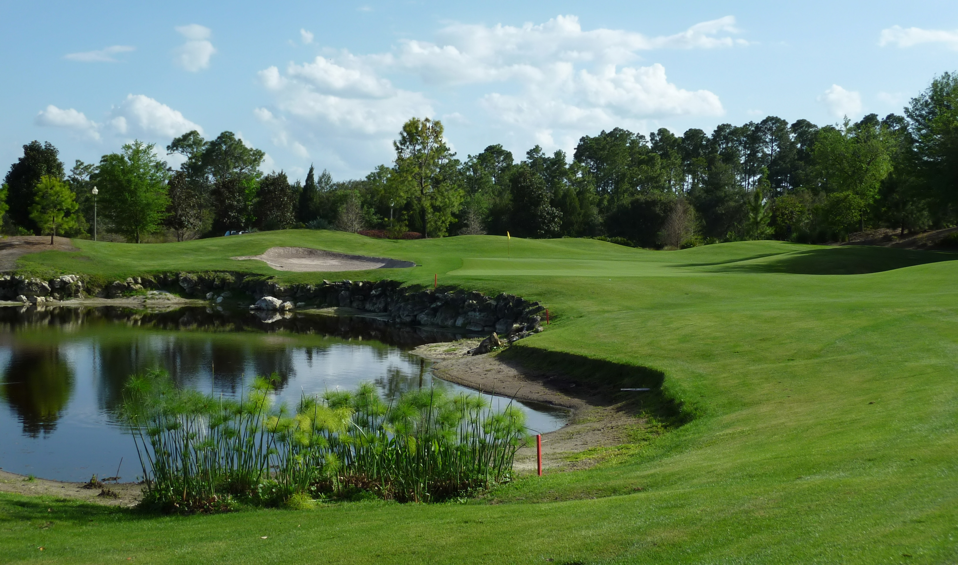 Golf near by Lake. Country Lake Ольгинская.