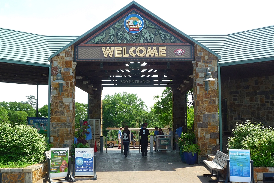 OKC Zoo Main Entrance Oklahoma City, Oklahoma