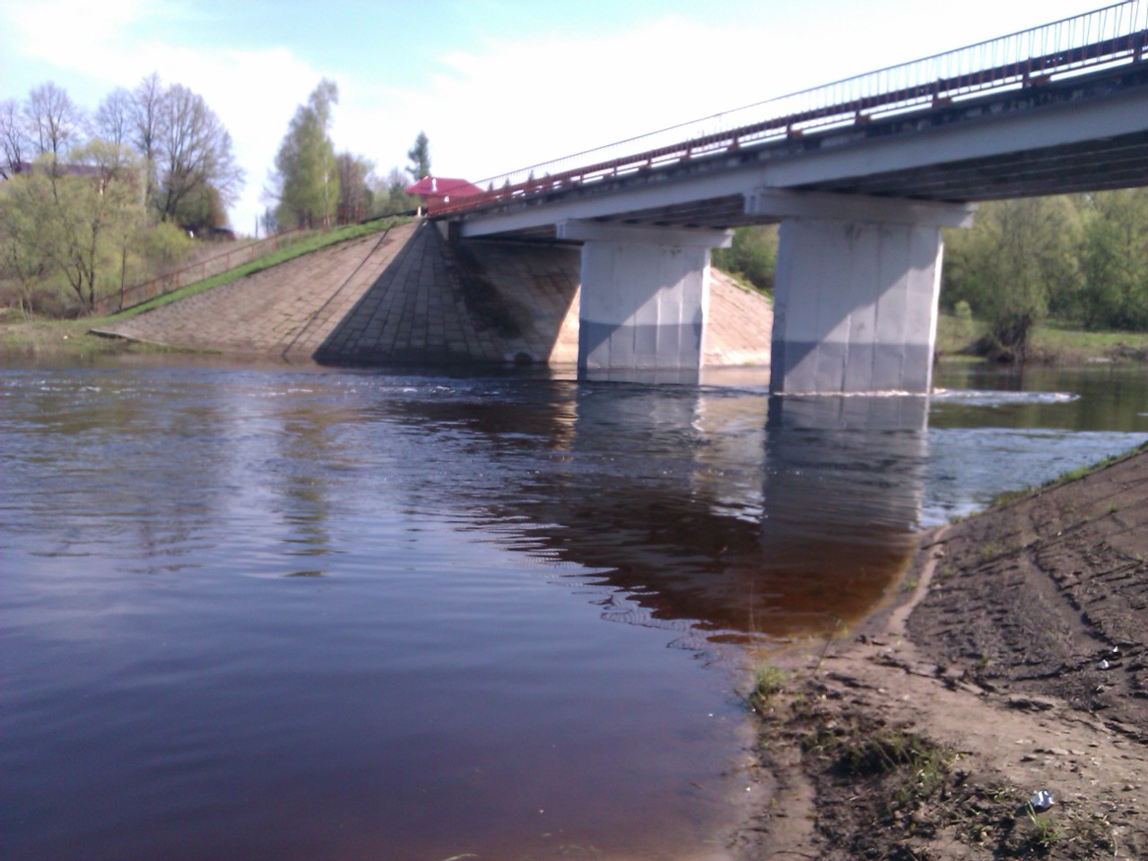 Река Дубна мост Глинки