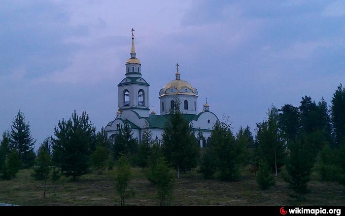 Храм святителя Алексия Московского Нягань зимой