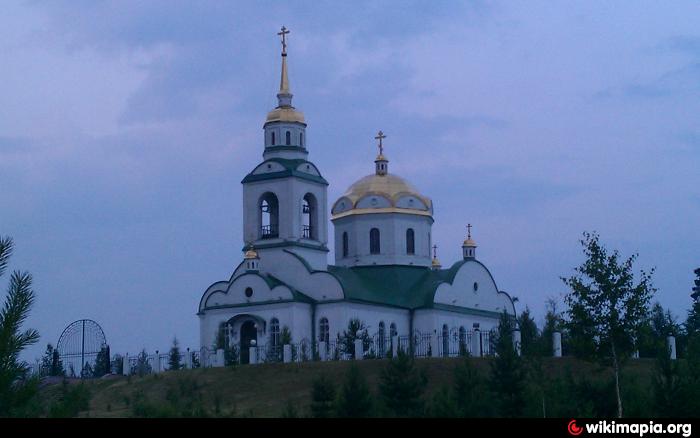 Храм святителя Алексия Московского Нягань зимой