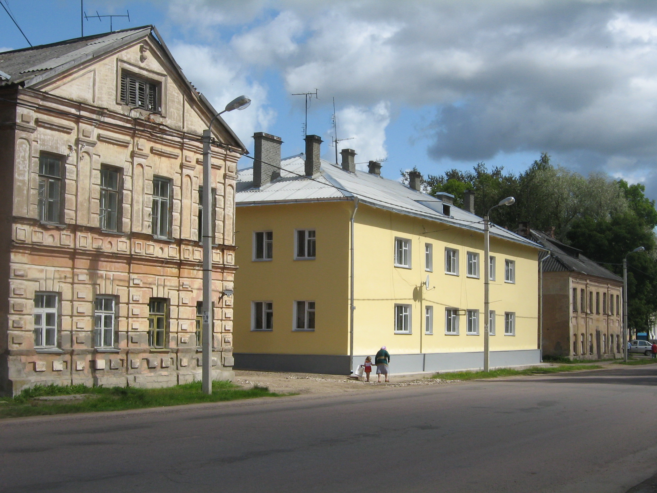 улицы города остров