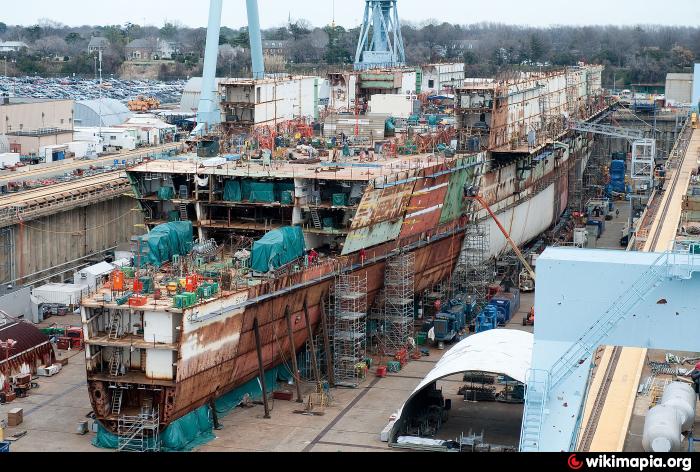 Uss gerald ford construction