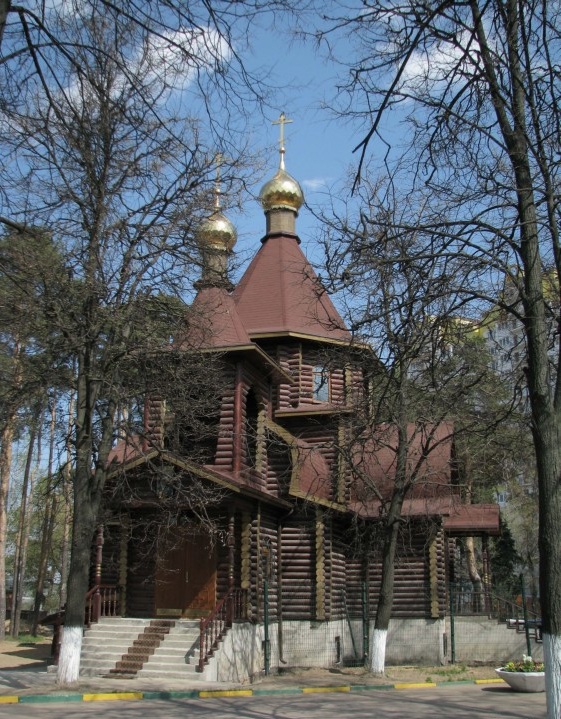 Храм октябрьский проспект. Деревянная Церковь Троицы Живоначальной. Троицк деревянная Церковь.