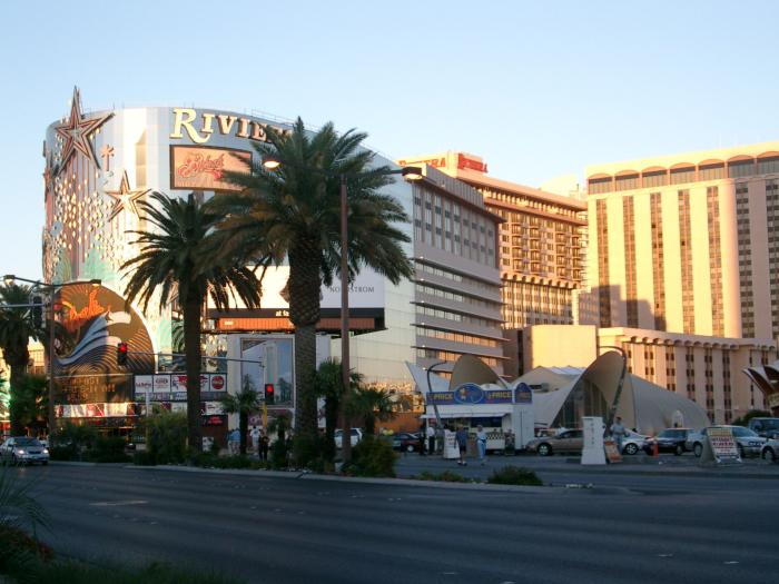 Riviera Hotel And Casino Map - Clark, Nevada, USA