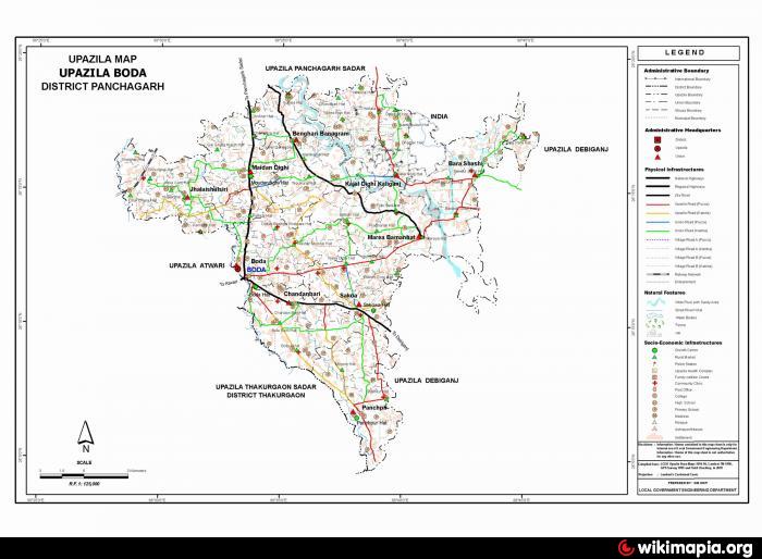 Boda Upazila HQ | township, subdistrict, fourth-level administrative ...