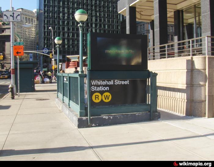 South Ferry - Whitehall St Subway Entrance - New York City, New York