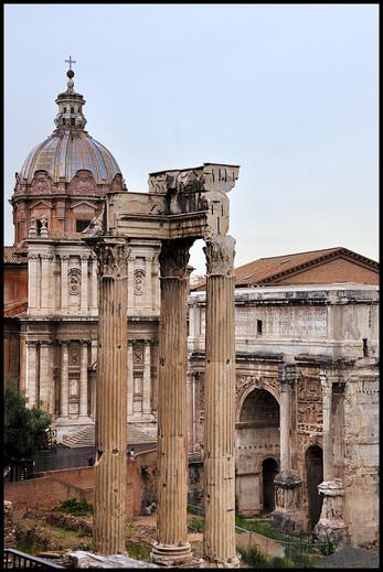 Temple of Vespasian and Titus - Rome