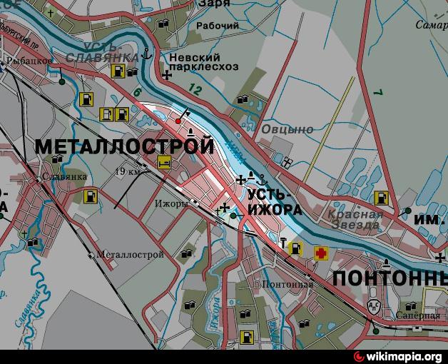 Карта металлострой спб