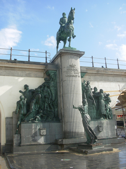 Monument to the King of Belgium - Leopold II - Ostend