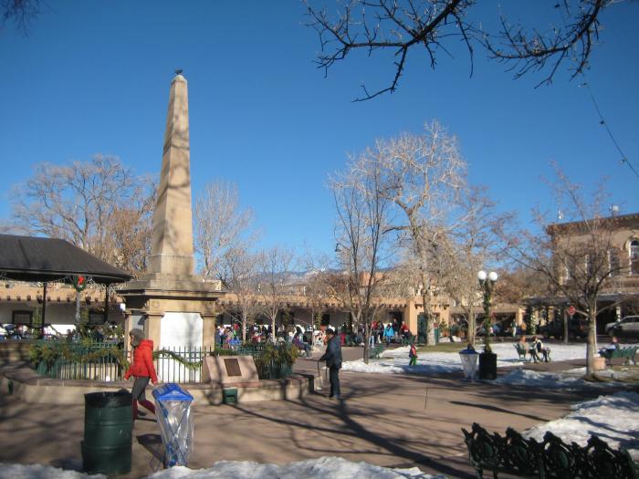 Santa Fe Plaza - Santa Fe, New Mexico