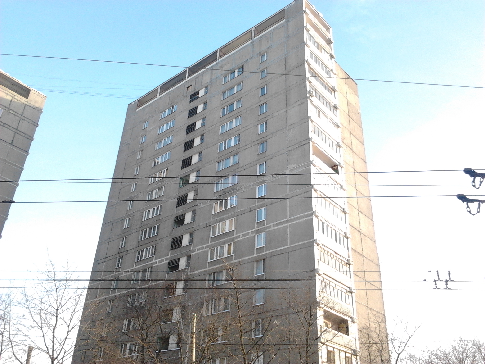 12 Этажный панельный дом одноподъездный