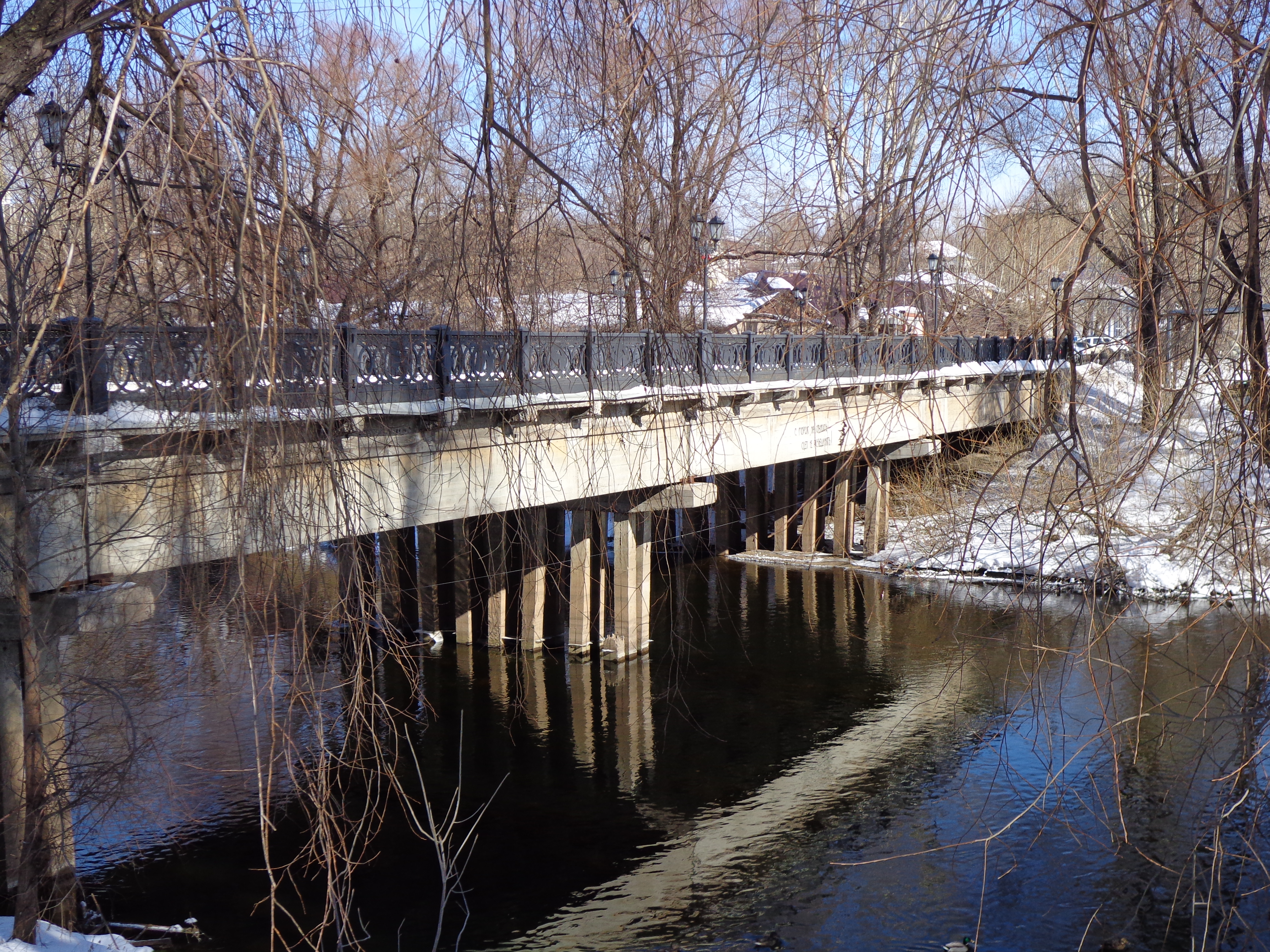 Мост через реку ИЖ В Ижевске