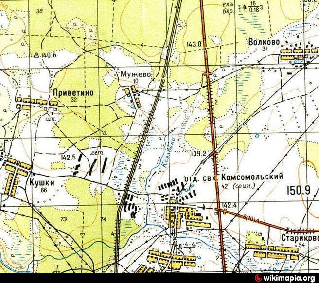 Карта талдомского района с населенными пунктами