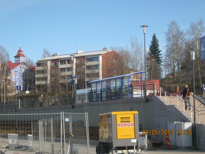 Railway stop of Kauppatori - Savonlinna centre